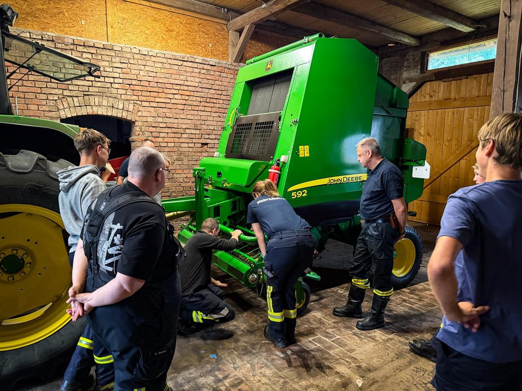 Gefahren und Technik der Ballenpresse